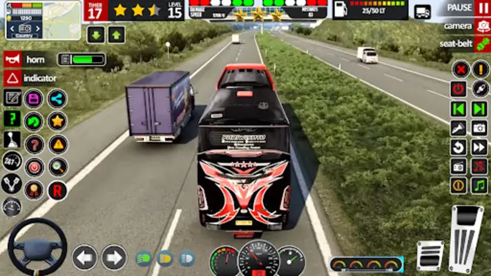 American Bus Game Simulator 3D android App screenshot 0